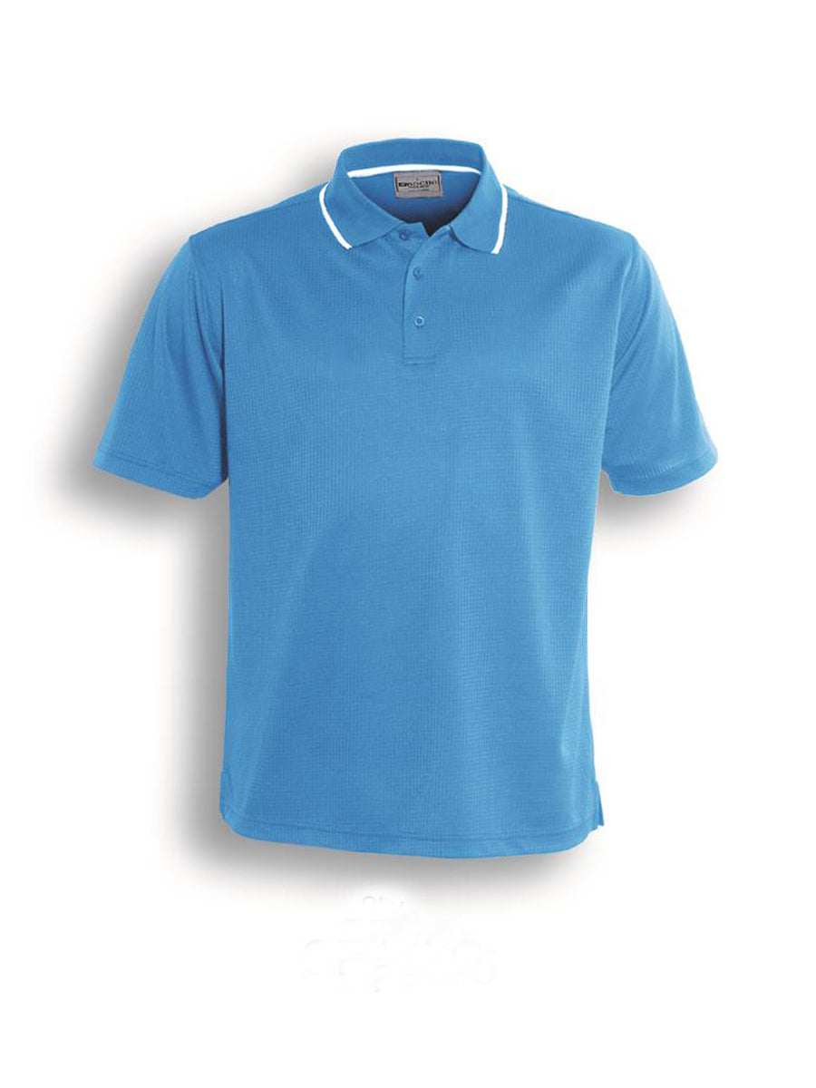 Unisex Adults Club Polo in Sky Blue