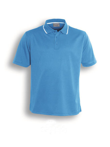 Unisex Adults Club Polo in Sky Blue