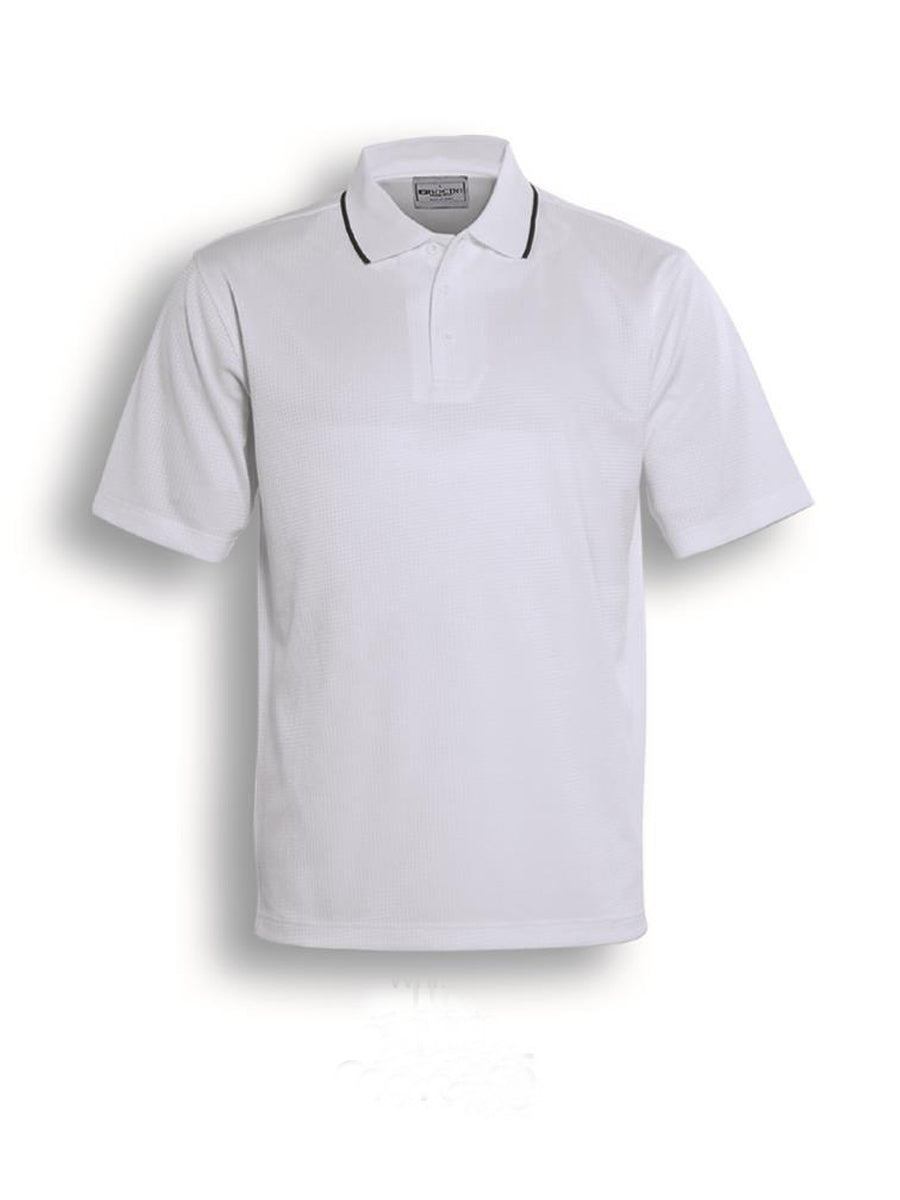Unisex Adults Club Polo in White