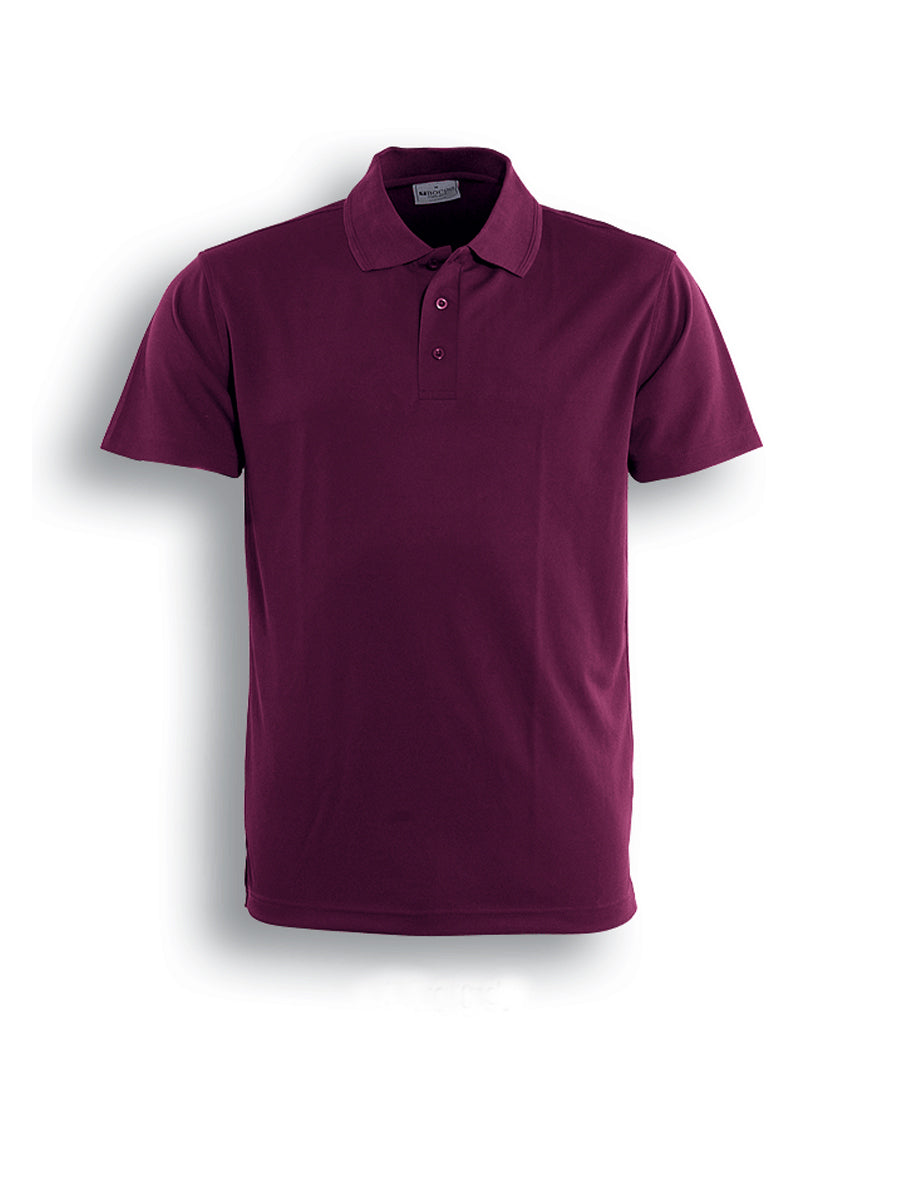 Ladies Basic Polo in Burgundy