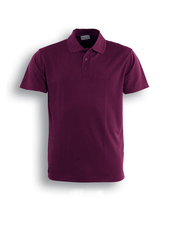 Ladies Basic Polo in Burgundy