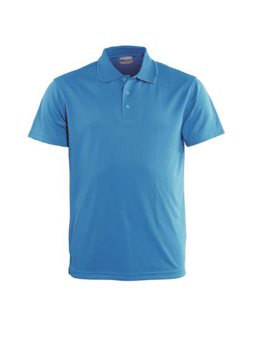 Ladies Basic Polo in Cyan