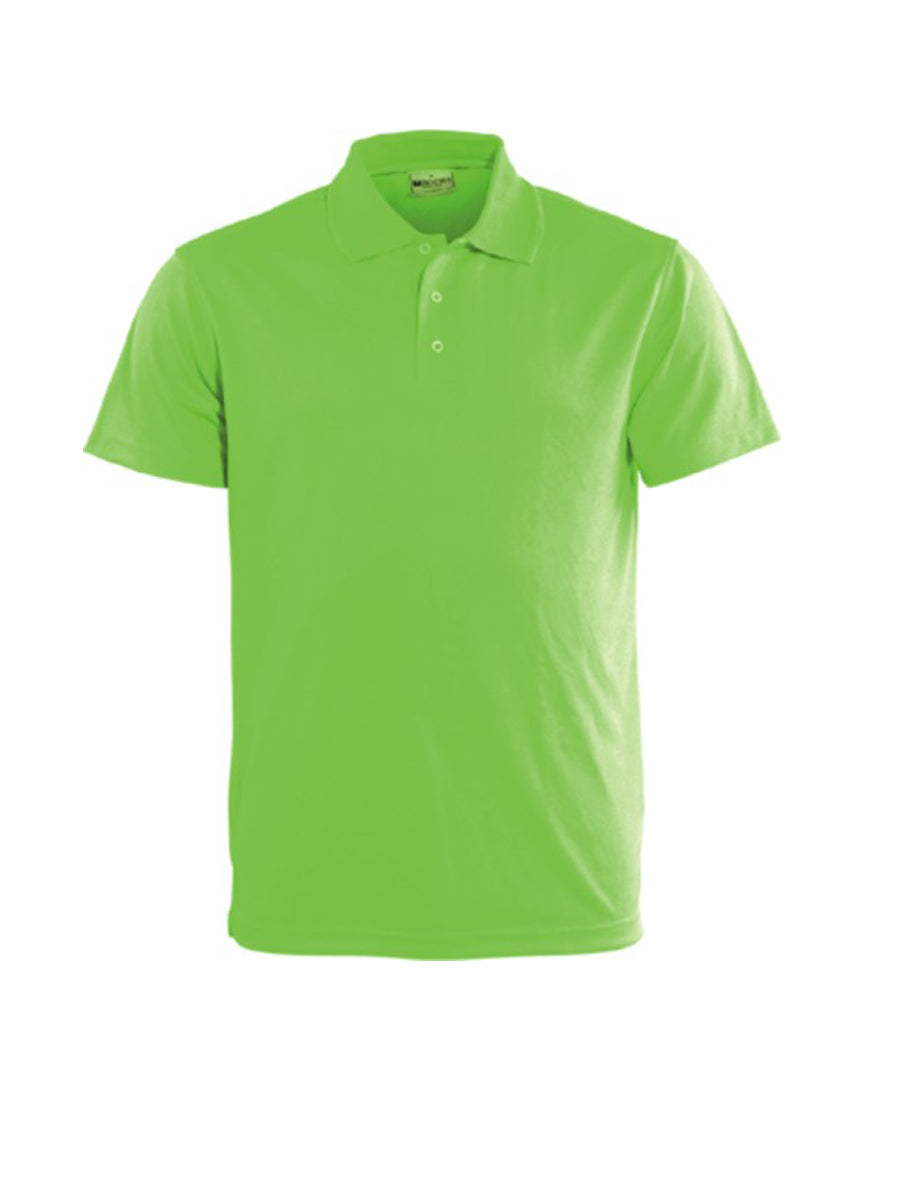 Ladies Basic Polo in Lime