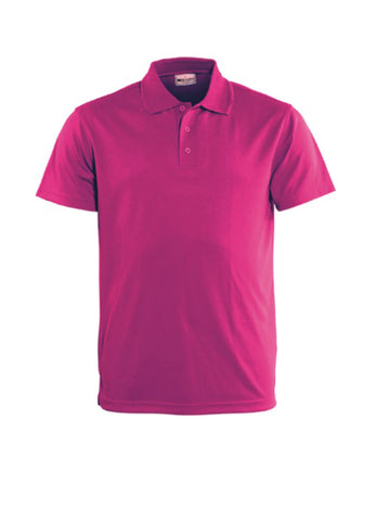 Ladies Basic Polo in Magenta