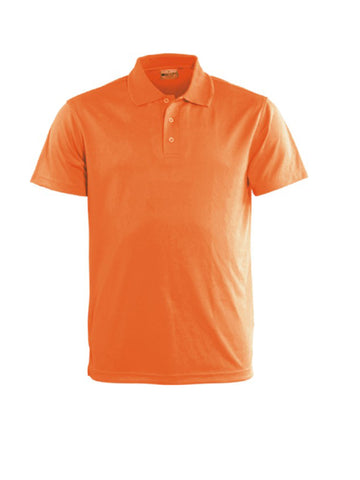 Ladies Basic Polo in Orange