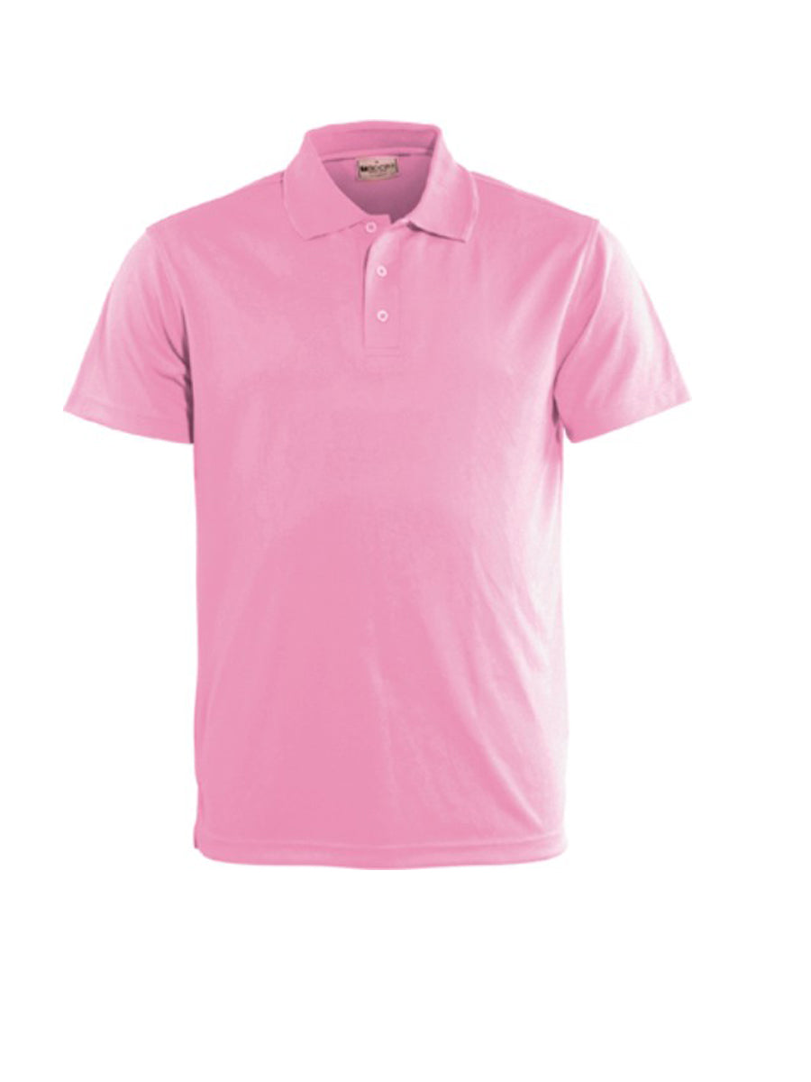 Ladies Basic Polo in Pink