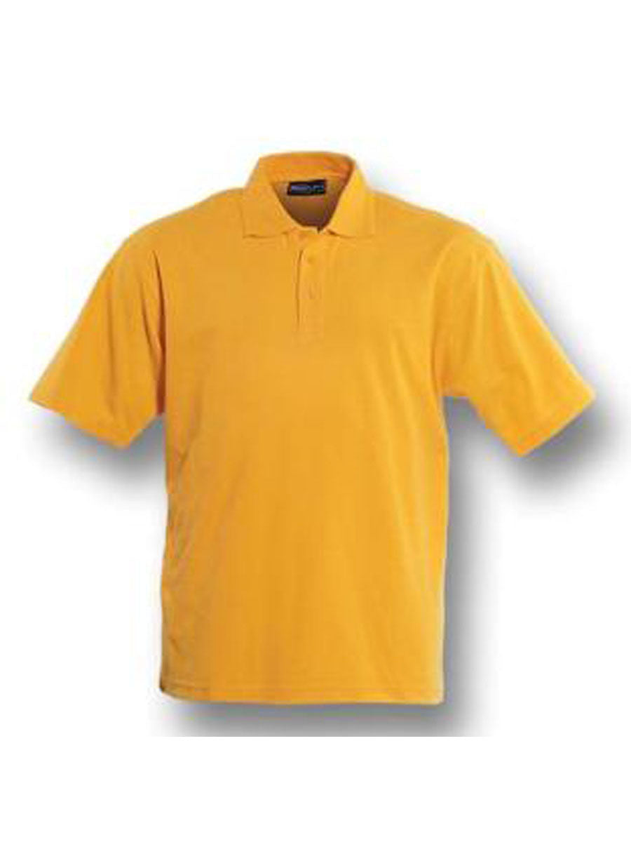 Plain Colour Poly Face Cotton Backing S/S Polo, Bocini
