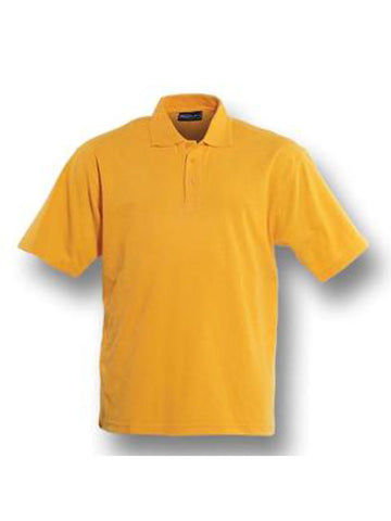 Plain Colour Poly Face Cotton Backing S/S Polo, Bocini