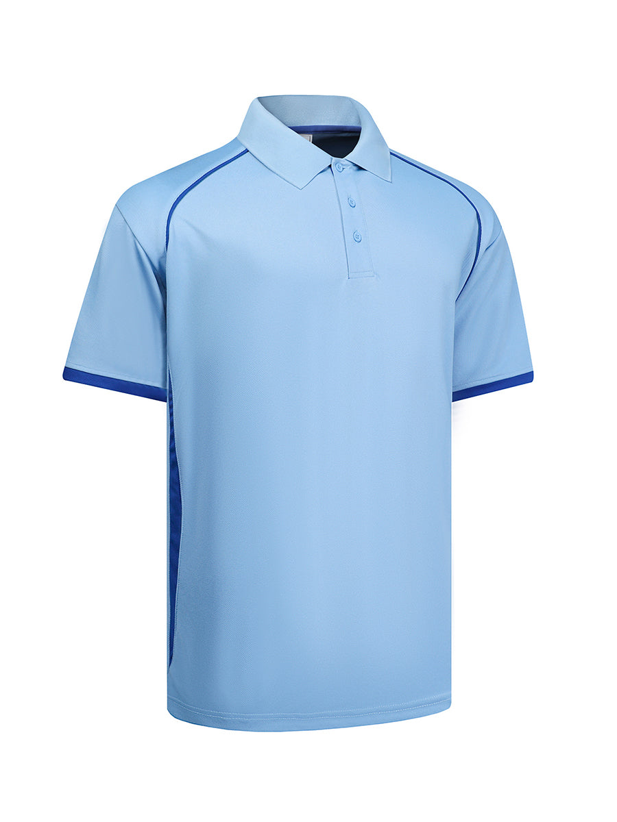 Precision Polo in Sky Blue/Royal