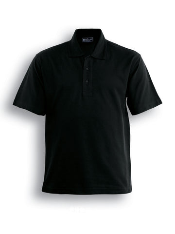 Unisex Adults Basic Polo in Black