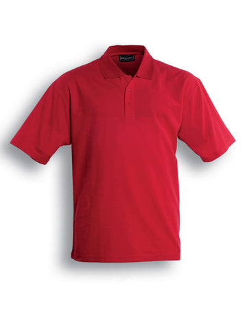 Unisex Adults Basic Polo in Red