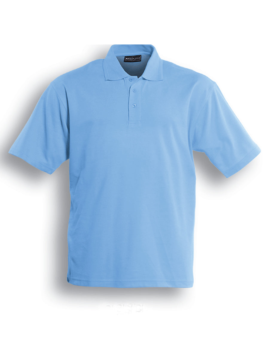 Unisex Adults Basic Polo in Sky Blue