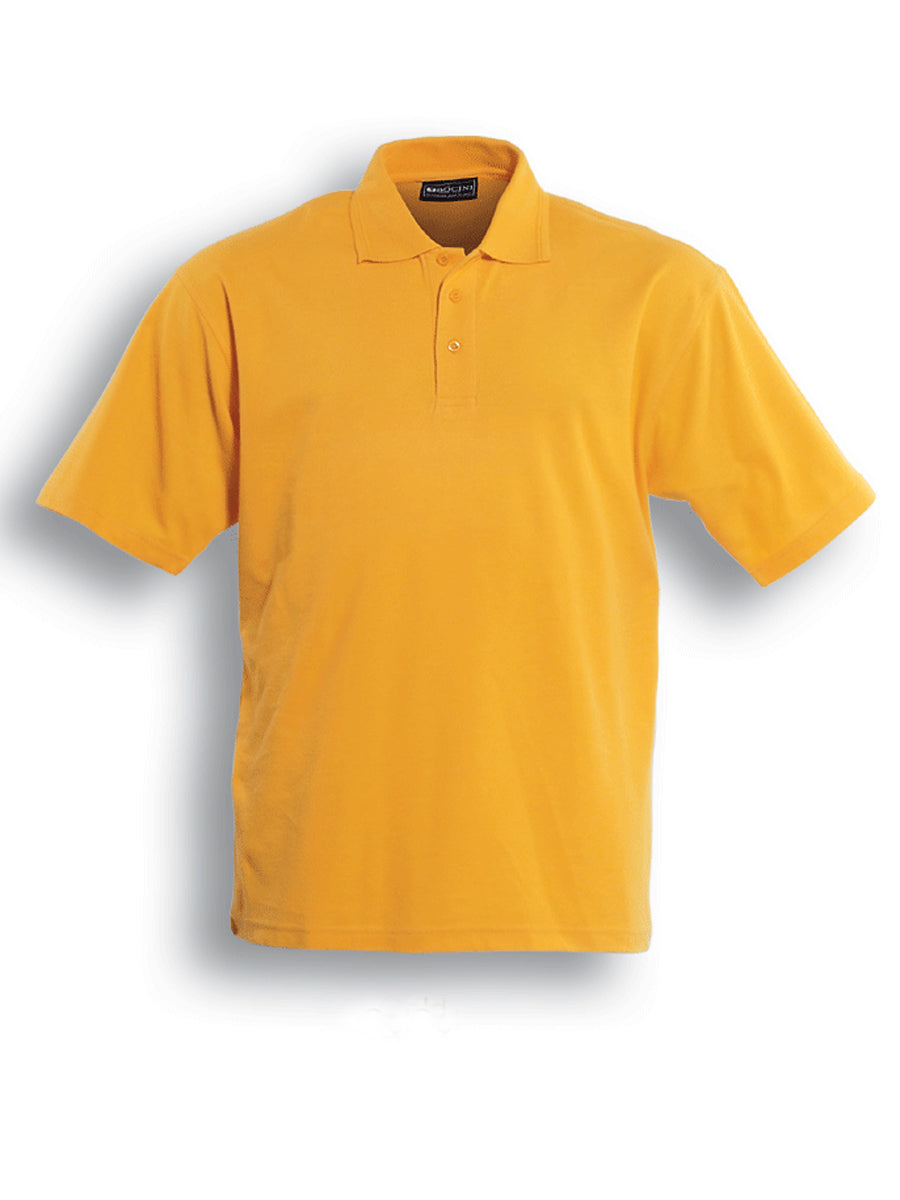 Kids Basic Polo in Gold