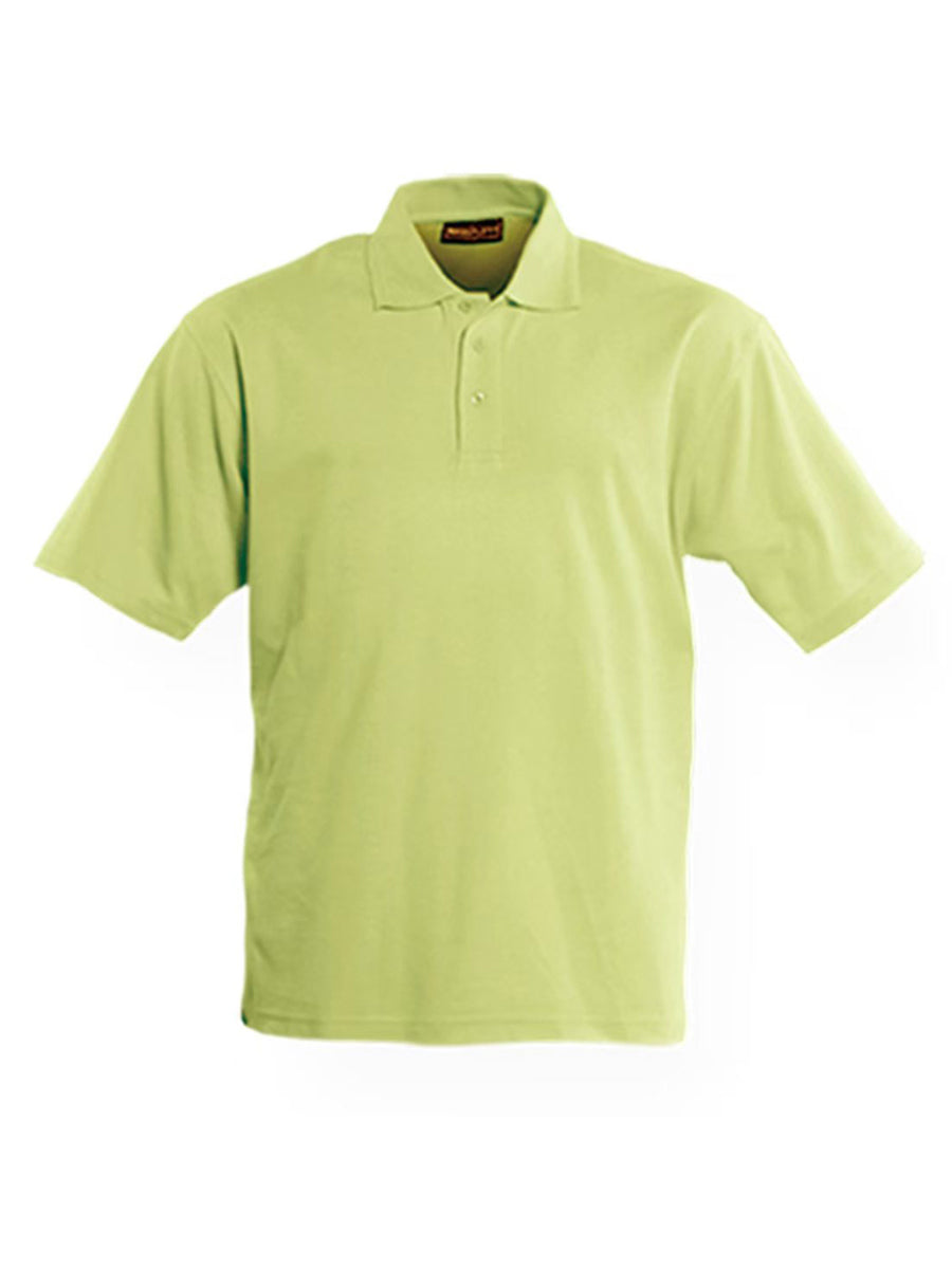 Kids Basic Polo in Lemon