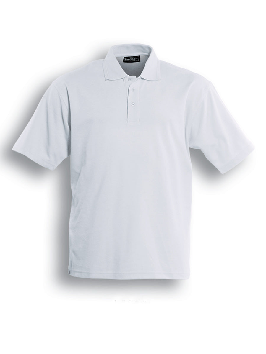 Kids Basic Polo in White