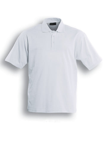 Kids Basic Polo in White