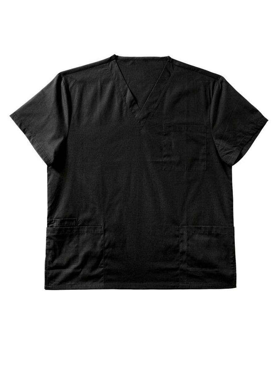 Mens Scrubs Top in Black