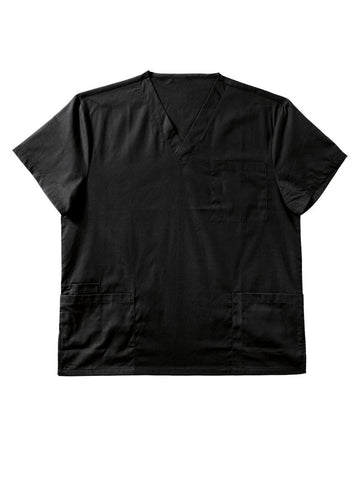 Mens Scrubs Top in Black