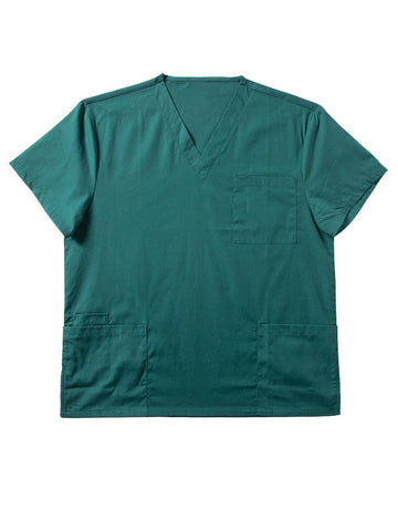 Mens Scrubs Top in Green