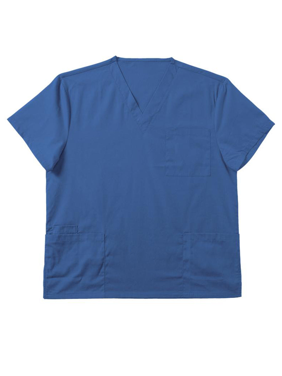 Mens Scrubs Top in Royal