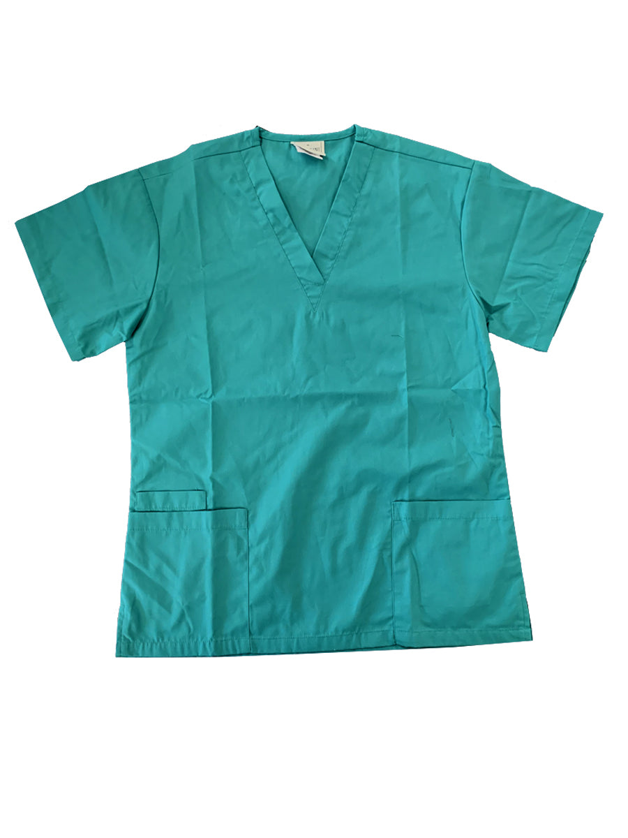 Ladies Scrubs Top in Green