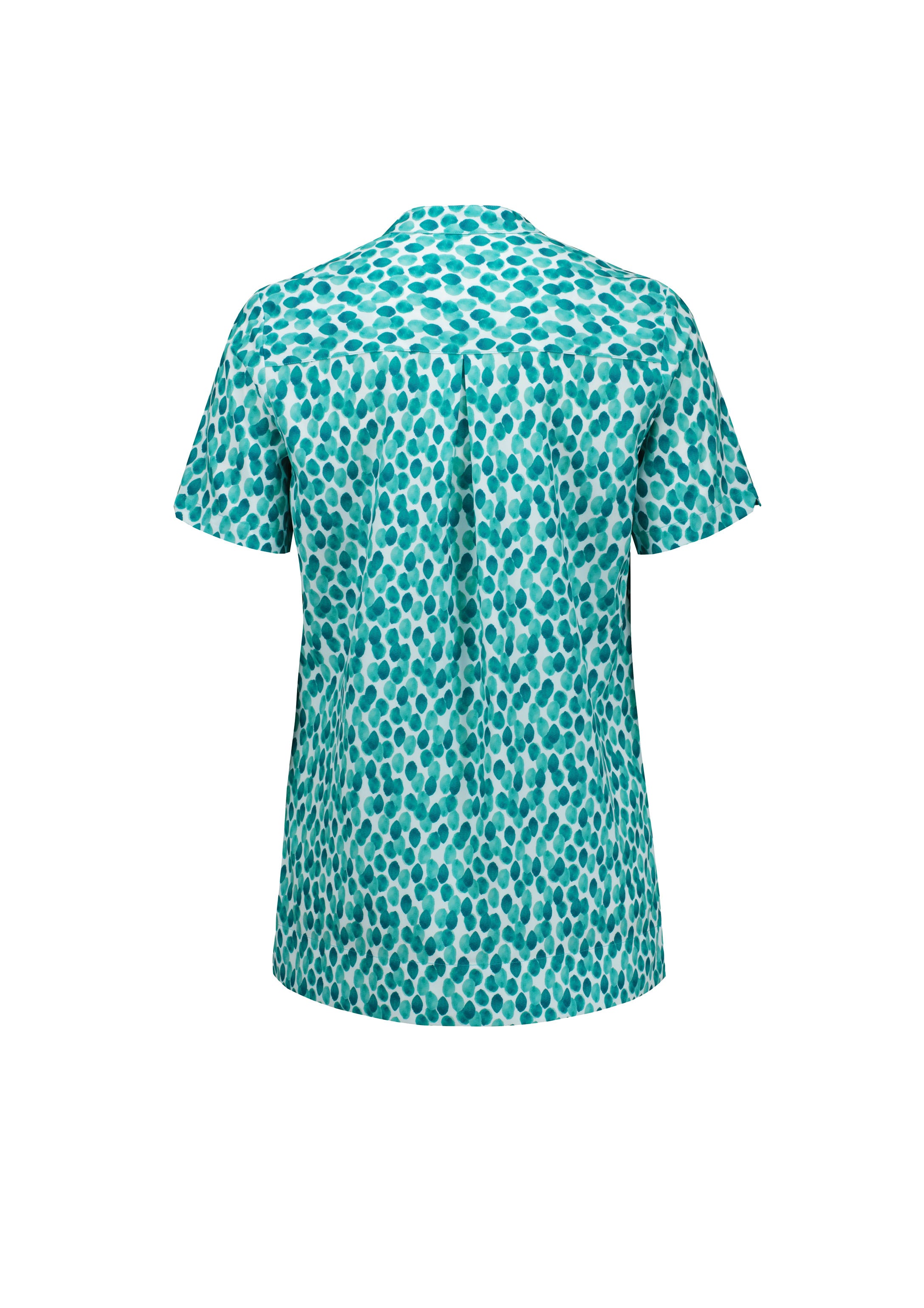 Florence Womens Stardust Print Tunic Teal back view