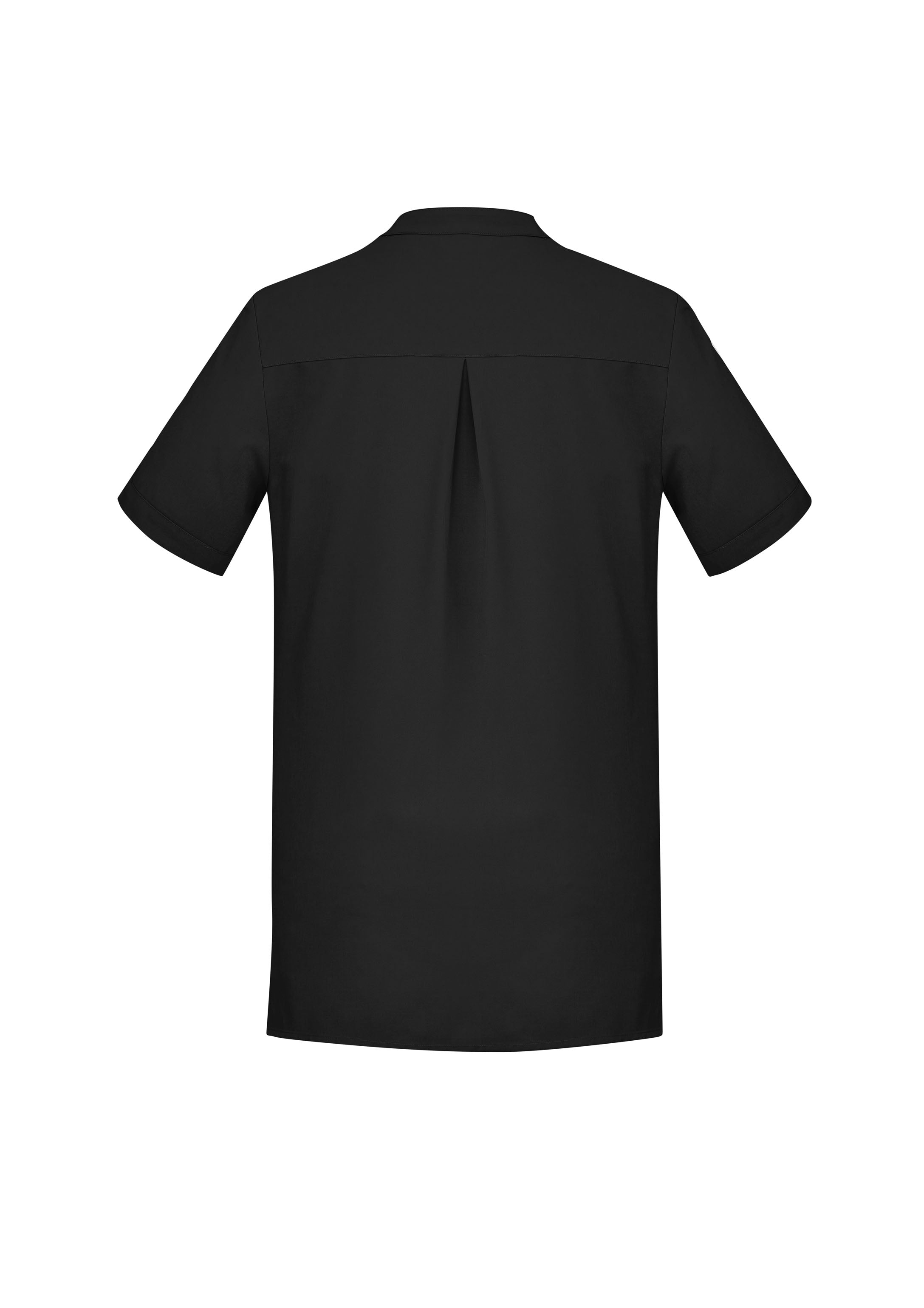 Florence Womens Plain Tunic Black back view