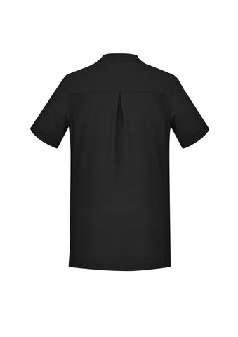 Florence Womens Plain Tunic Black back view