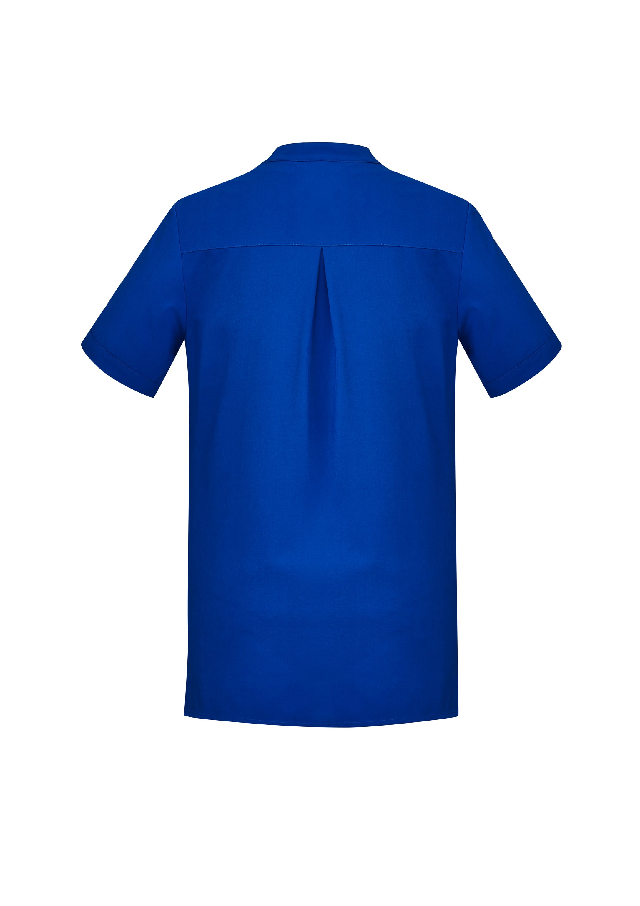 Florence Womens Plain Tunic Electric Blue back view