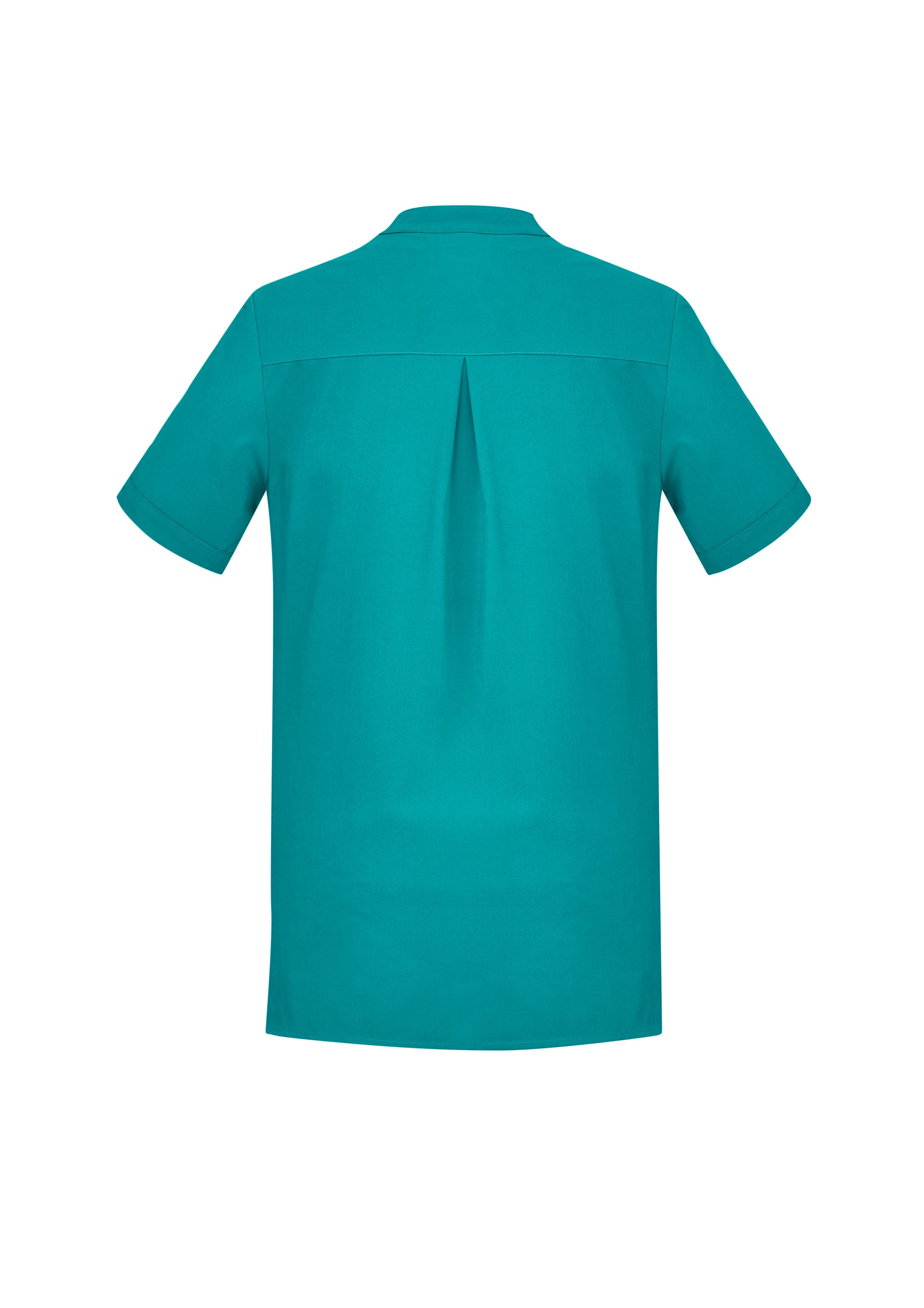 Florence Womens Plain Tunic Teal back view
