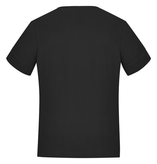 Marley Womens Short Sleeve Jersey Top Black back view