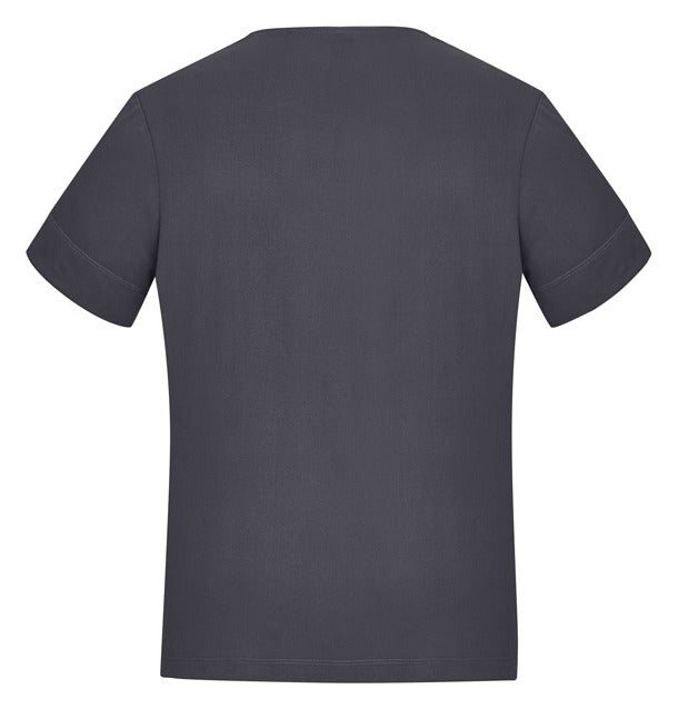 Marley Womens Short Sleeve Jersey Top Charcoal back view