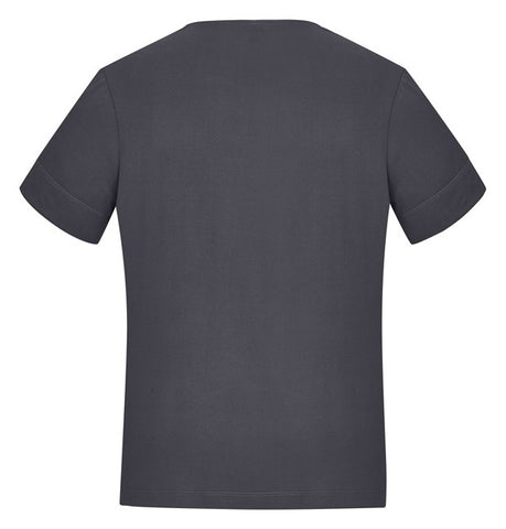Marley Womens Short Sleeve Jersey Top Charcoal back view