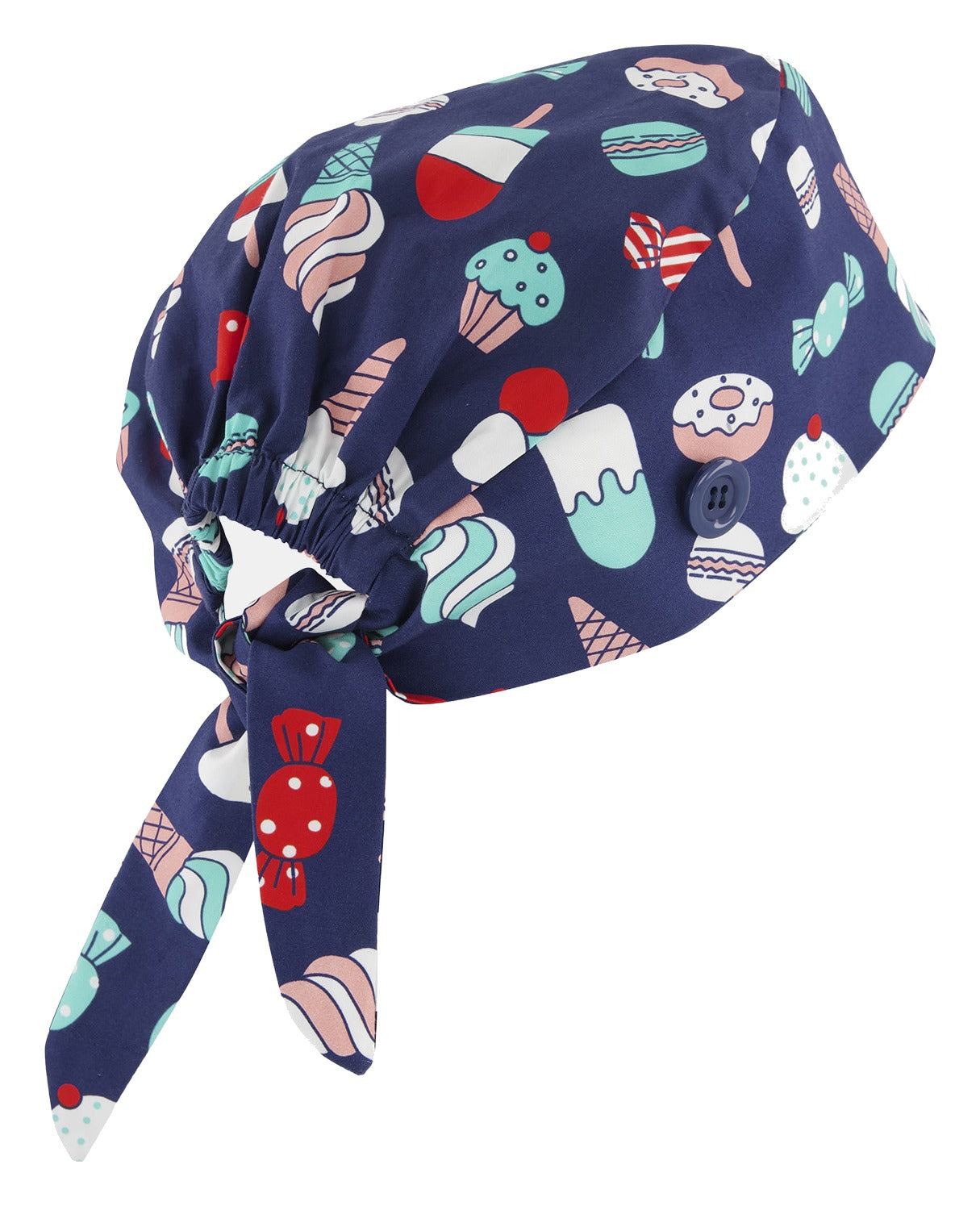 Printed Unisex Scrub Cap Sugar Land back view