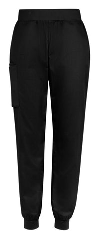 Riley Mens Slim Leg Jogger Scrub Pant in Black