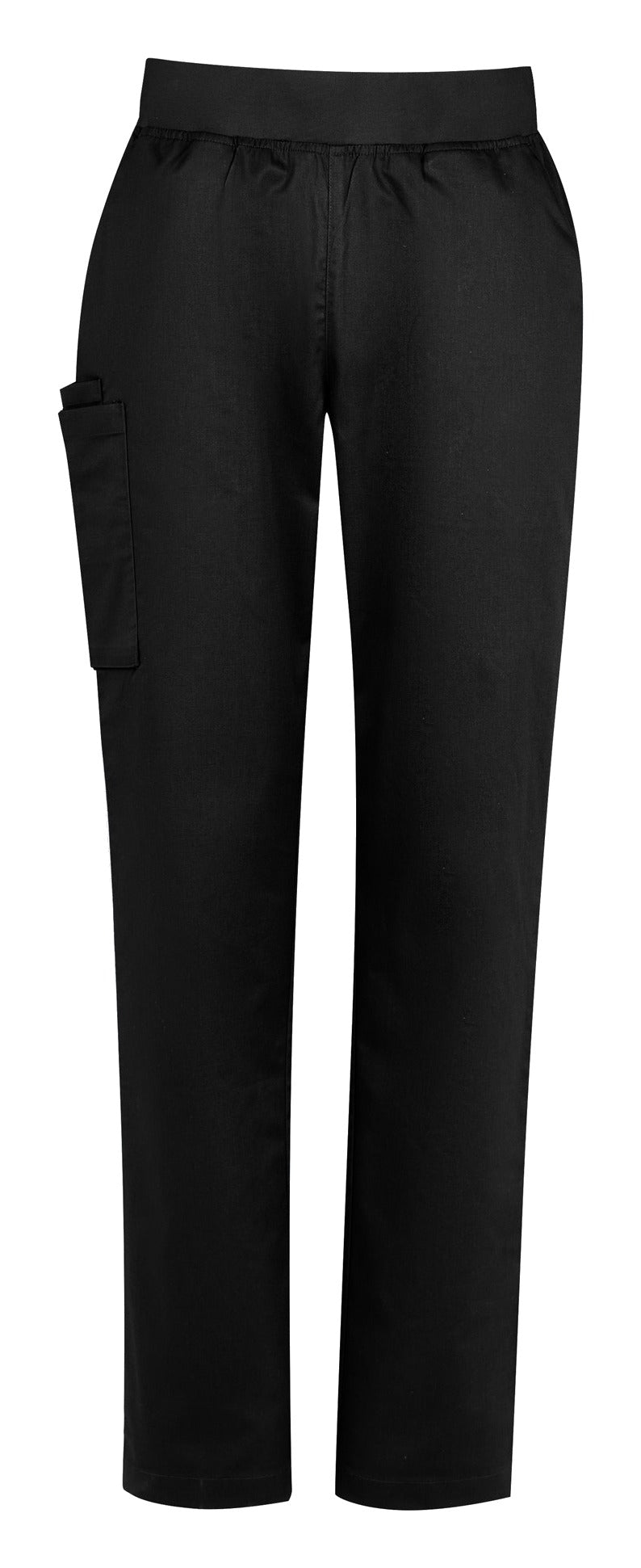 Riley Womens Straight Leg Scrub Pant in Black