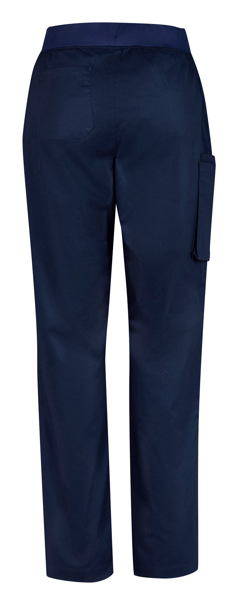Riley Womens Straight Leg Scrub Pant Midnight Navy back view