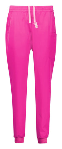 Womens Pink Jogger Scrub Pant in Pink