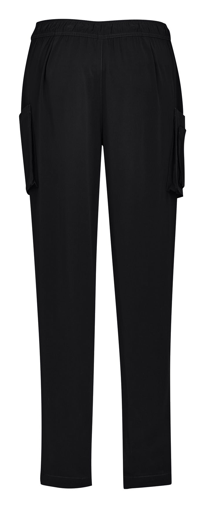 Avery Womens Slim Leg Scrub Pant Black back view