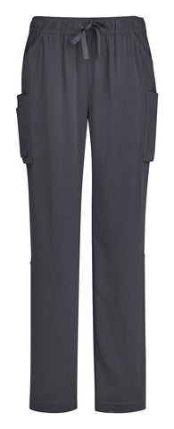 Avery Womens Straight Leg Scrub Pant Charcoal front view