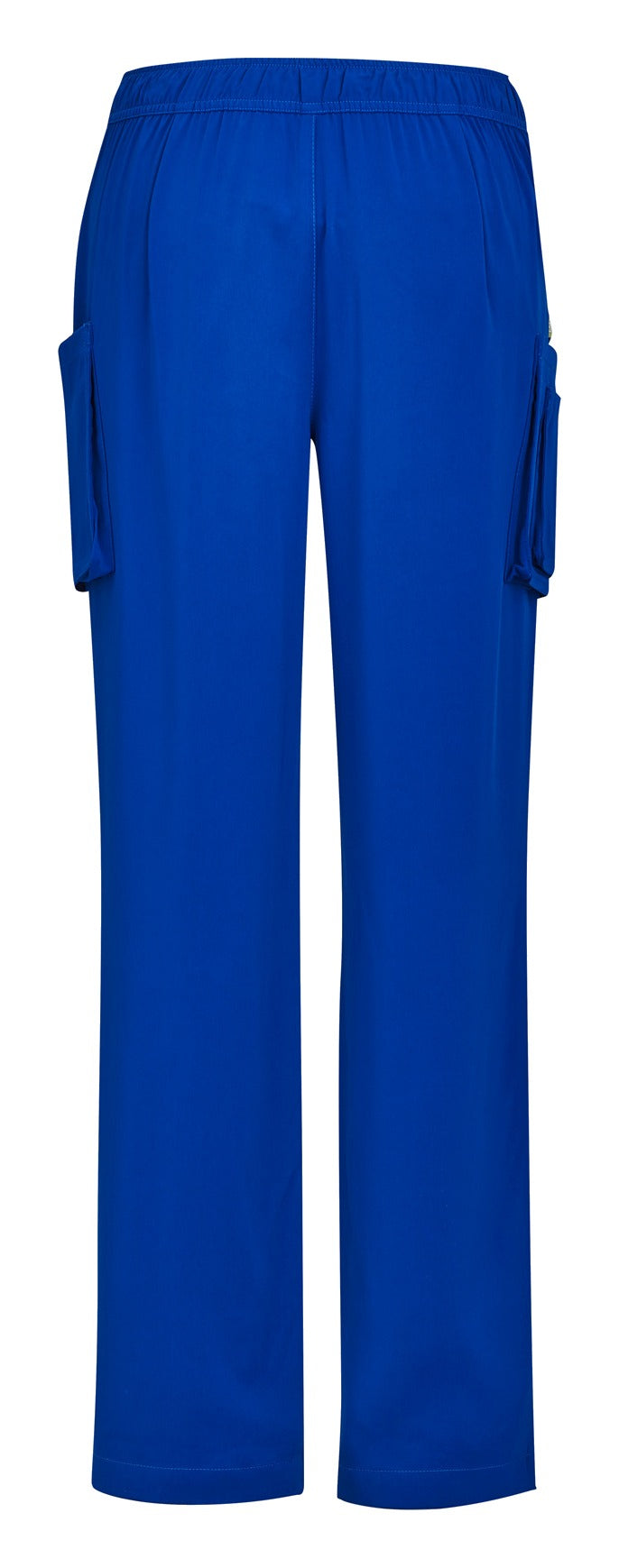 Avery Womens Straight Leg Scrub Pant Electric Blue back view
