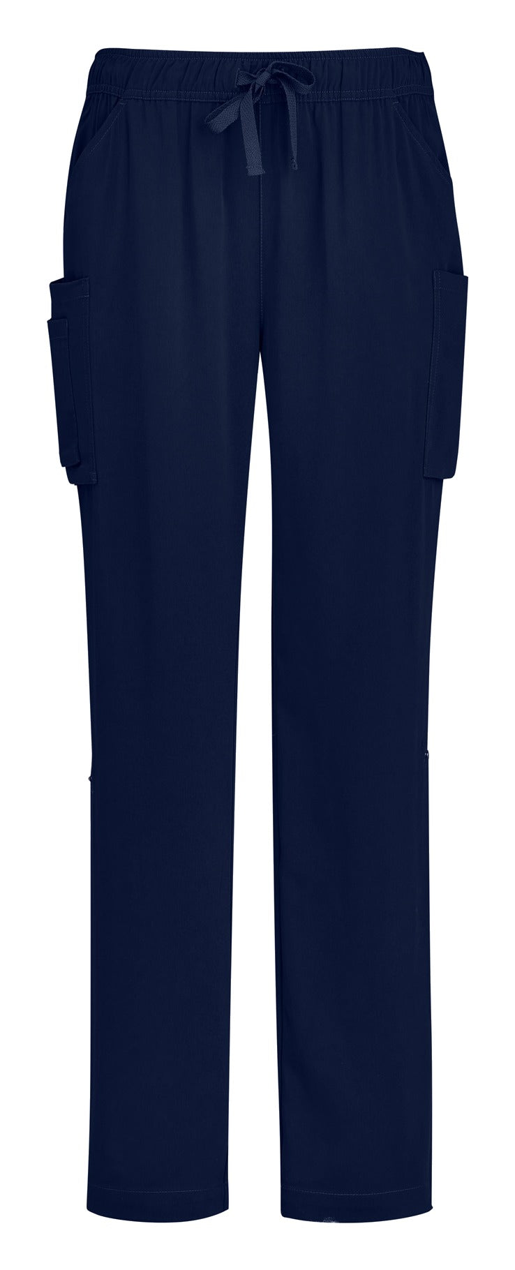 Avery Womens Straight Leg Scrub Pant Midnight Navy front view