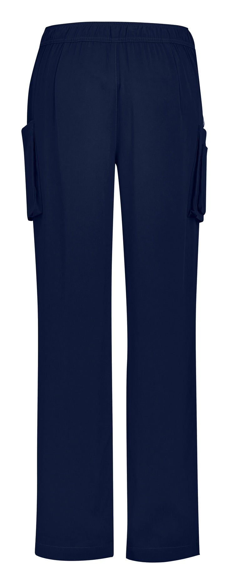 Avery Womens Straight Leg Scrub Pant Midnight Navy back view