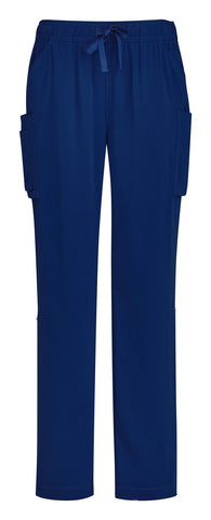 Avery Womens Straight Leg Scrub Pant in Navy
