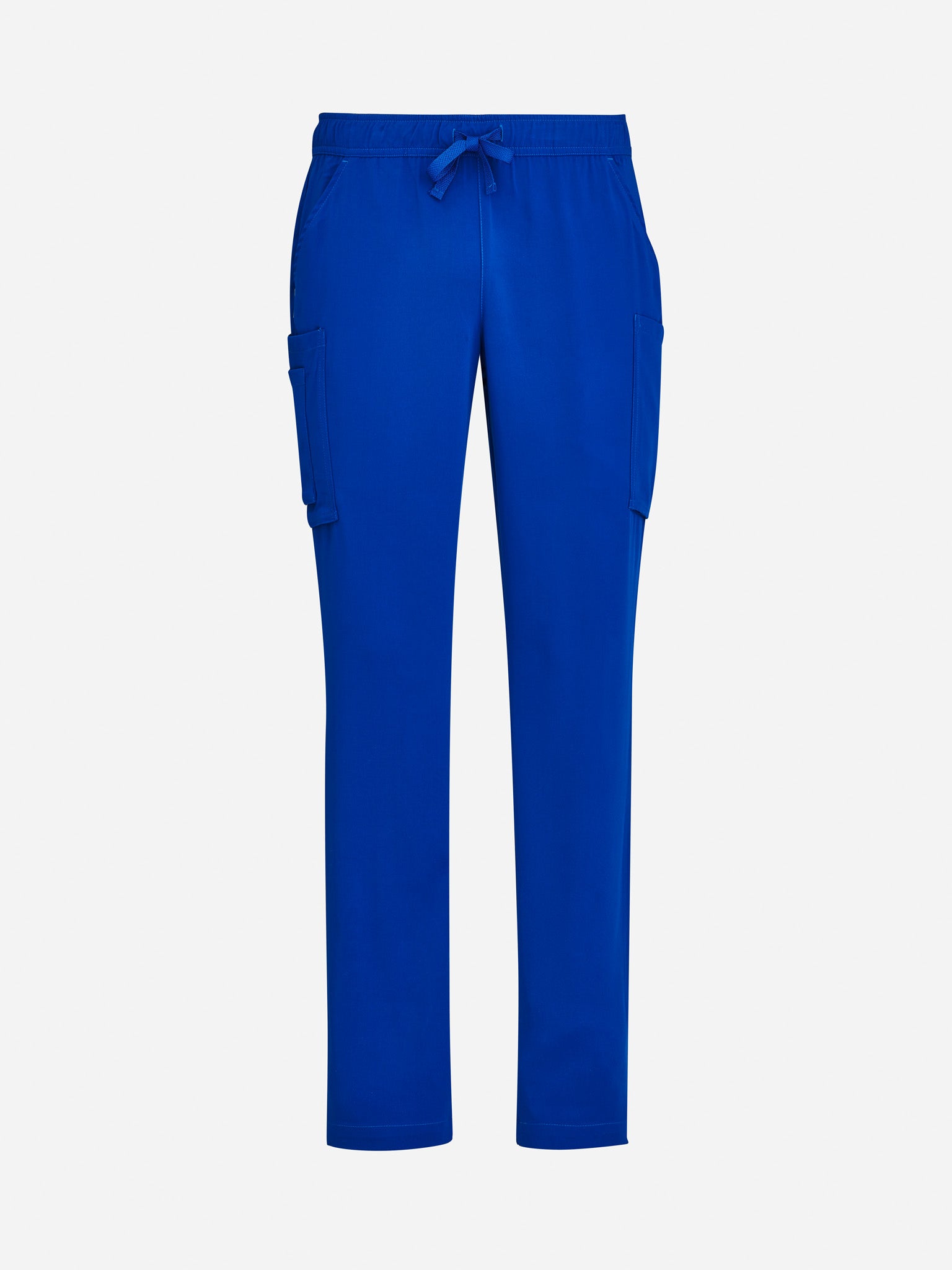 Avery Mens Straight Leg Scrub Pant Electric Blue front view
