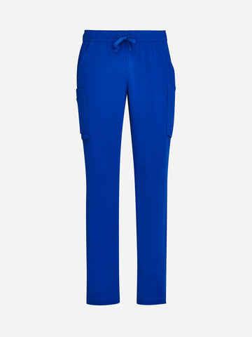 Avery Mens Straight Leg Scrub Pant Electric Blue front view