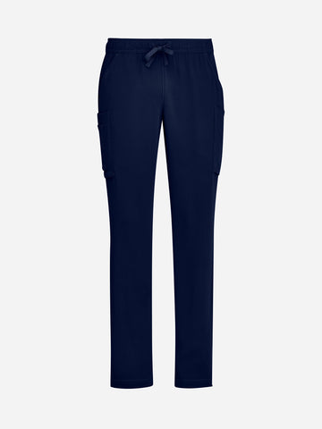 Avery Mens Straight Leg Scrub Pant Midnight Navy front view