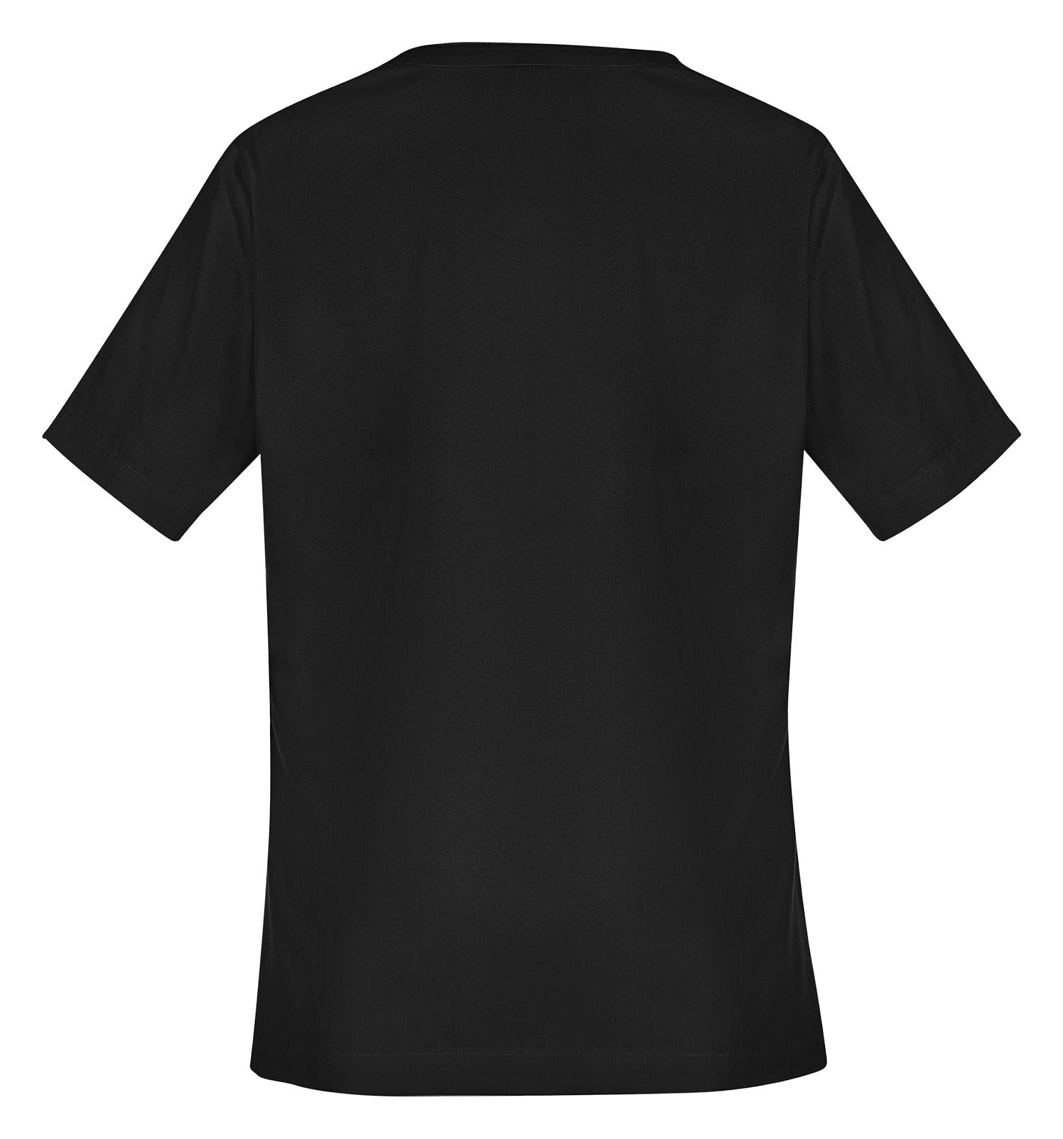 Tokyo Womens Scrub Top Black back view