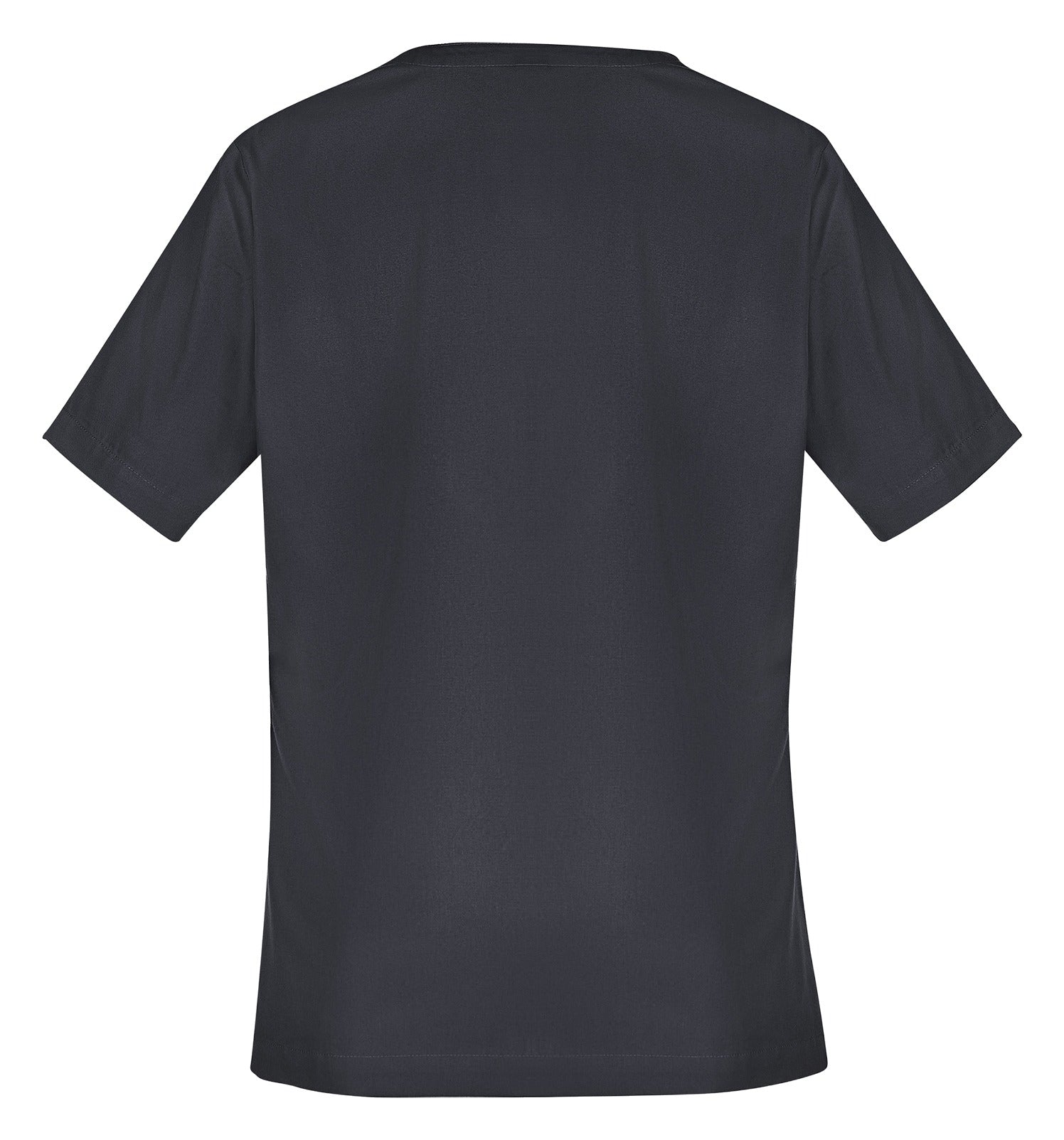 Tokyo Womens Scrub Top Charcoal back view