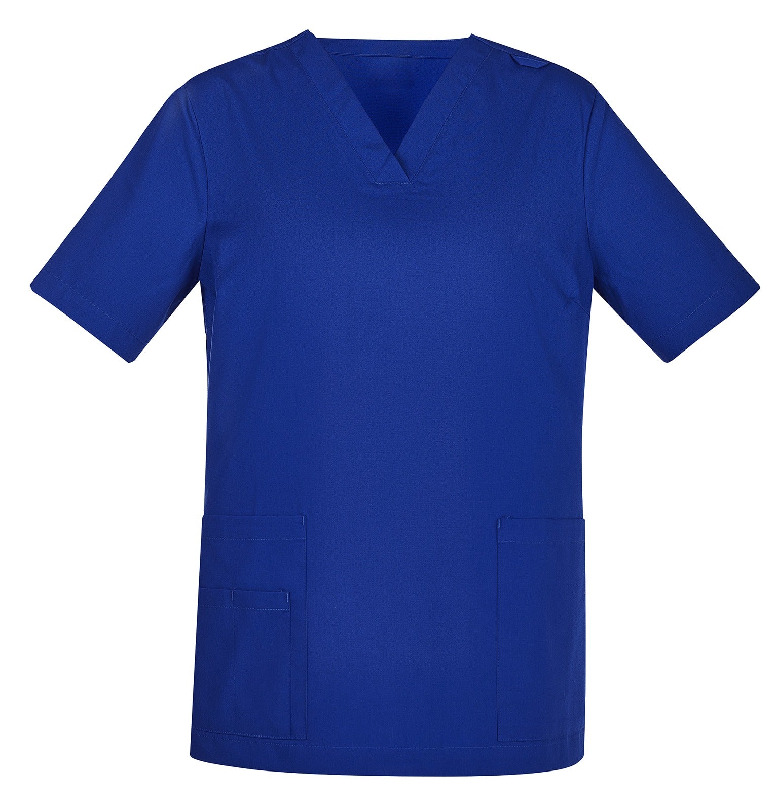 Tokyo Womens Scrub Top Royal front view